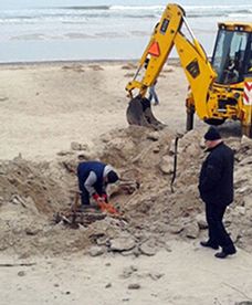 Historyczne odkrycie na plaży w Pobierowie