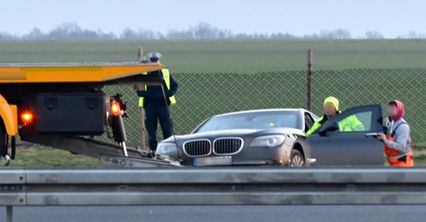 Incydent z udziałem auta prezydenta na A4