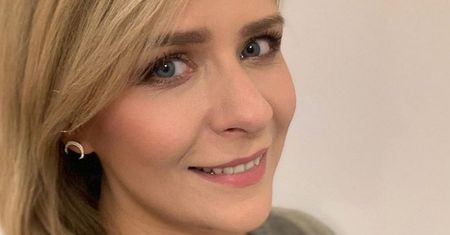 Aneta Zając z synami na łyżwach. Chłopcy szaleli na lodzie