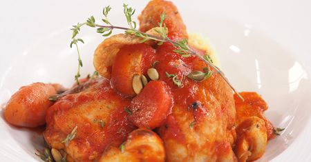 Poulet Marengo - ulubione danie Napoleona