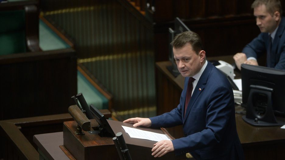 Błaszczak skierował się do opozycji