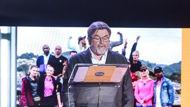 Edward Miszczak na konferencji ramówkowej 
