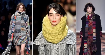 Zimowe trendy: szal w stylu oversize