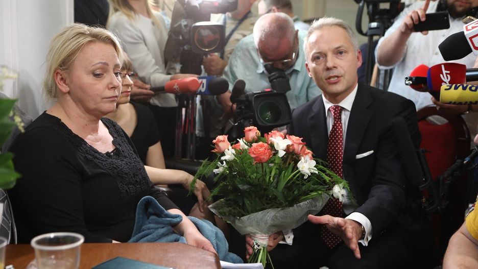 Jacek Żalek już wcześniej przepraszał za swoje słowa protestujących z ich liderką Iwoną Hartwich