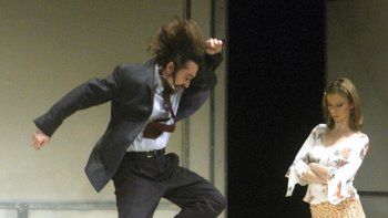 Ewa Kaim i Zbigniew Kaleta w "Operze mleczanej"