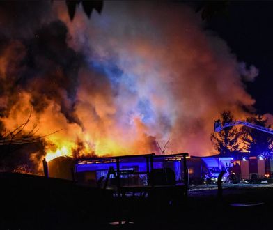 Wielki pożar w Zielonej Górze. 20 jednostek straży w akcji