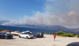 Pożary w Chorwacji. Ogień na wybrzeżu