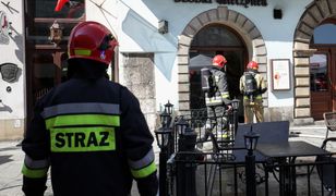 Kraków. Pożar w znanej restauracji przy Rynku