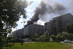 Warszawa. Pożar przy Modzelewskiego