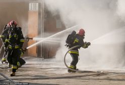 Pożar kamienicy w Łodzi. Są poszkodowani