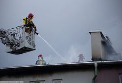 Pożar w Bytomiu. Dwie osoby w szpitalu
