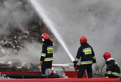 Koszarówka. Pożar wysypiska śmieci na Podlasiu