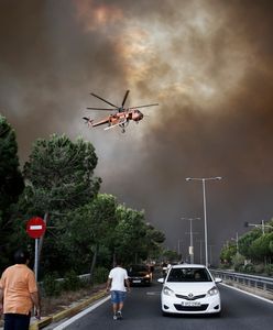 Grecja. Zamknięty Akropol, groźny pożar szaleje w pobliżu Aten