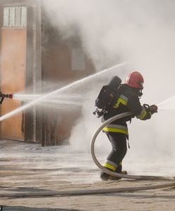 Pożar kamienicy w Łodzi. Są poszkodowani