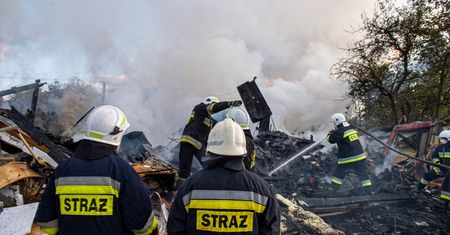 Pożar w Pionkach. Zatrzymano podejrzanego