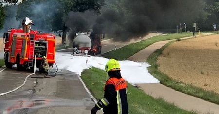 Nazwali go bohaterem. Wsiadł do płonącej cysterny i uratował setki ludzi