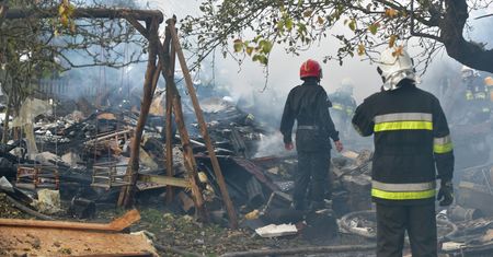 Wybuch gazu w Janówce pod Łodzią. Strażacy odnaleźli dwa ciała