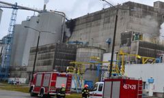 Kwidzyn. Pożar i śmierć pracownika papierni