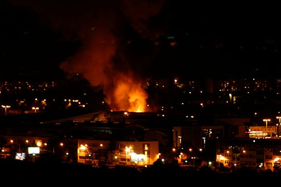 Groźny pożar wybuchł w Gdańsku