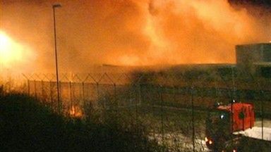 Pożar na lotnisku Schiphol