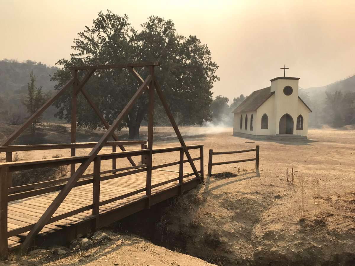 Wielki pożar w Południowej Kalifornii