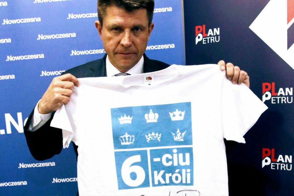 "Sześciu króli" powraca. Ryszard Petru zamienił swoją słynną wpadkę na 2,5 tys. dla WOŚP