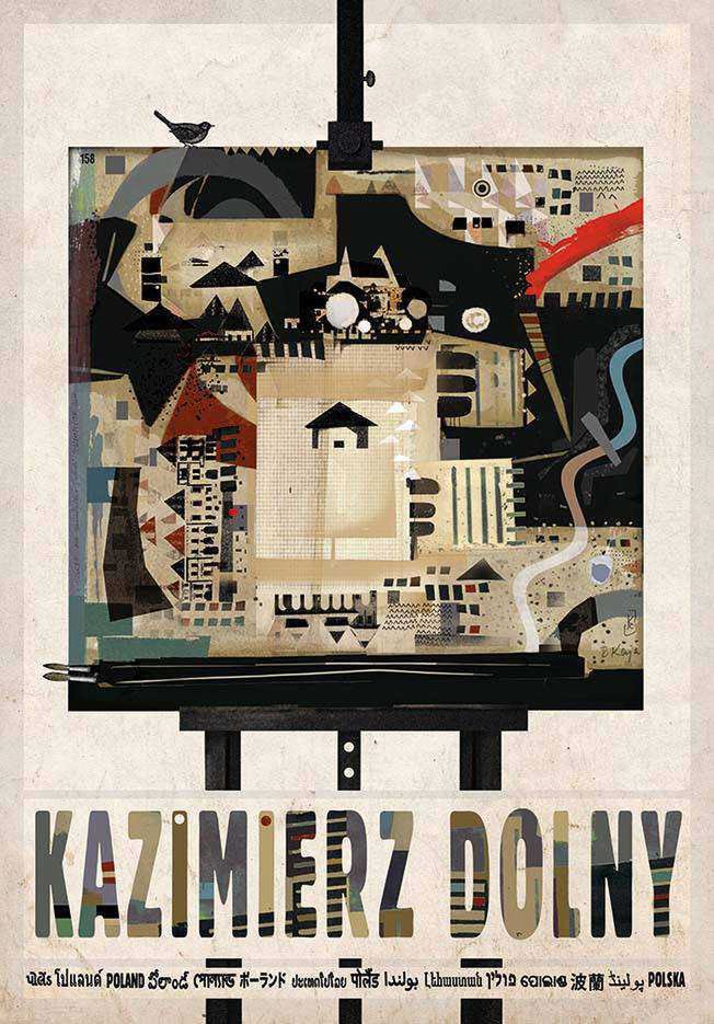 Ryszard Kaja - plakaty o Kazimierzu Dolnym