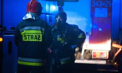 Działdowo: pożar w hucie szkła. Jedna osoba nie żyje, 4 są ranne