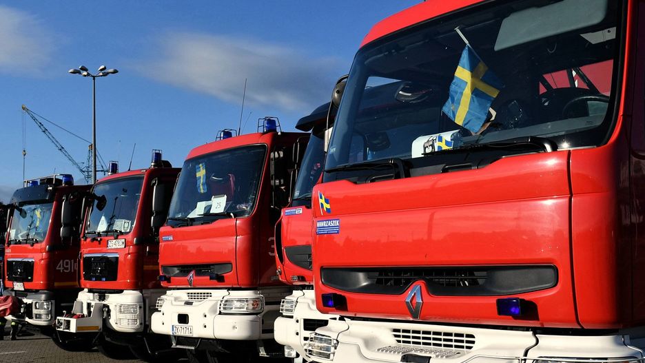 Rekordowa pomoc strażaków w Szwecji