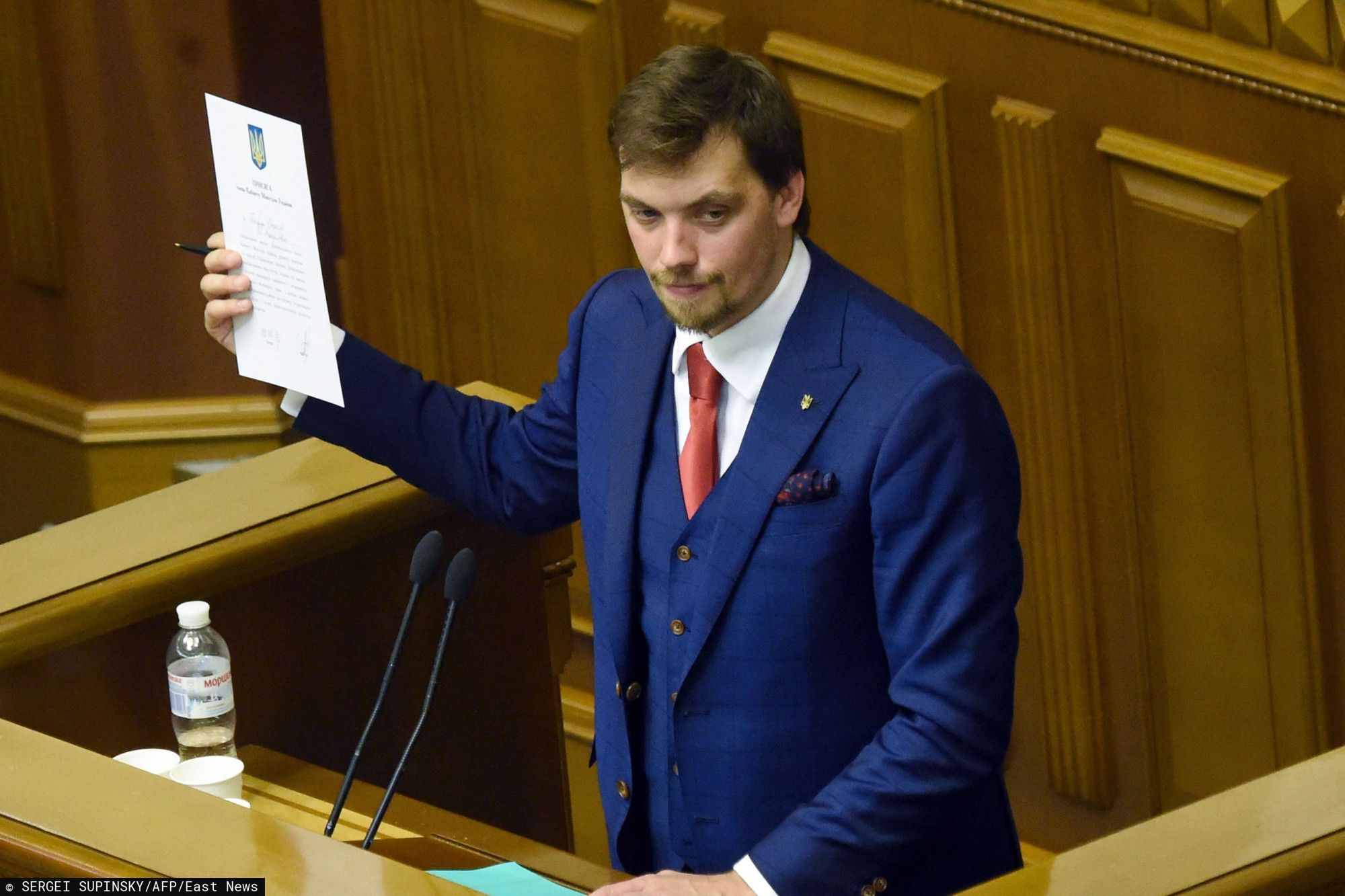 Ukraina. Premier Ołeksij Honczaruk podał się do dymisji po wycieku nagrać dotyczących Wołodymyra Zełenskiego