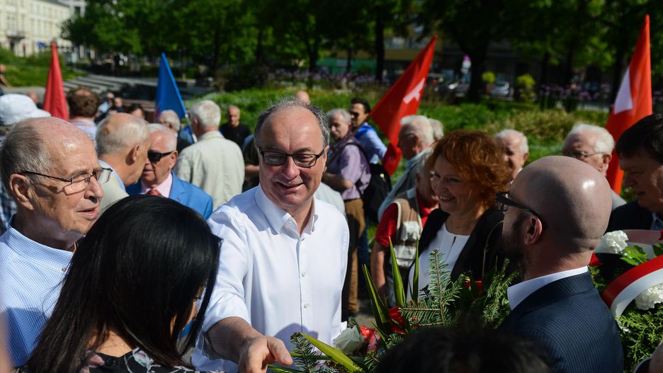 Włodzimierz Czarzasty na spotkaniu z wyborcami