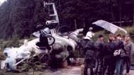 Wrak śmigłowca Mi-24, który rozbił się dwa lata temu pod Zakopanem