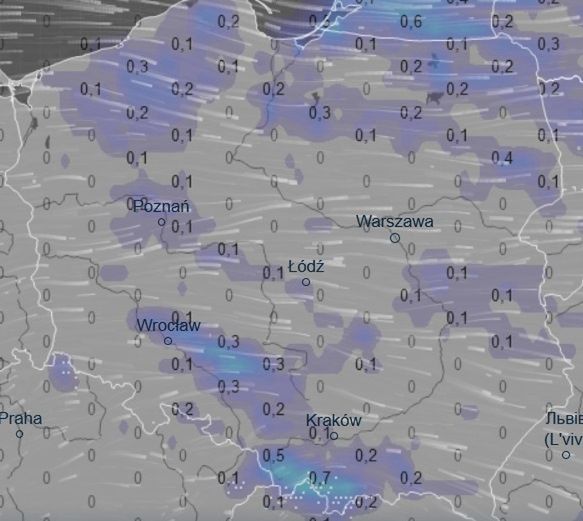 Prognoza pogody na środę. Deszcz, zachmurzenie, niekorzystny biomet