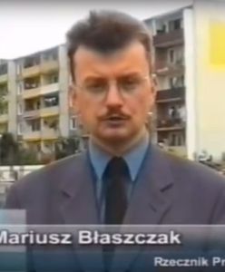 Rzecznik z wąsem. Tak zaczynał Mariusz Błaszczak