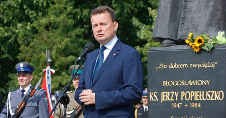 Błaszczak do byłych funkcjonariuszy SB. "Na tym polega sprawiedliwość"