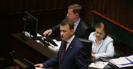 Mariusz Błaszczak zarzuca opozycji kłamstwo. "Muszę zdementować insynuację PO"