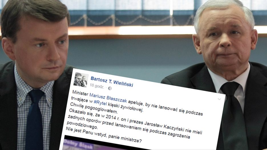 Mariusz Błaszczak i Jarosław Kaczyński