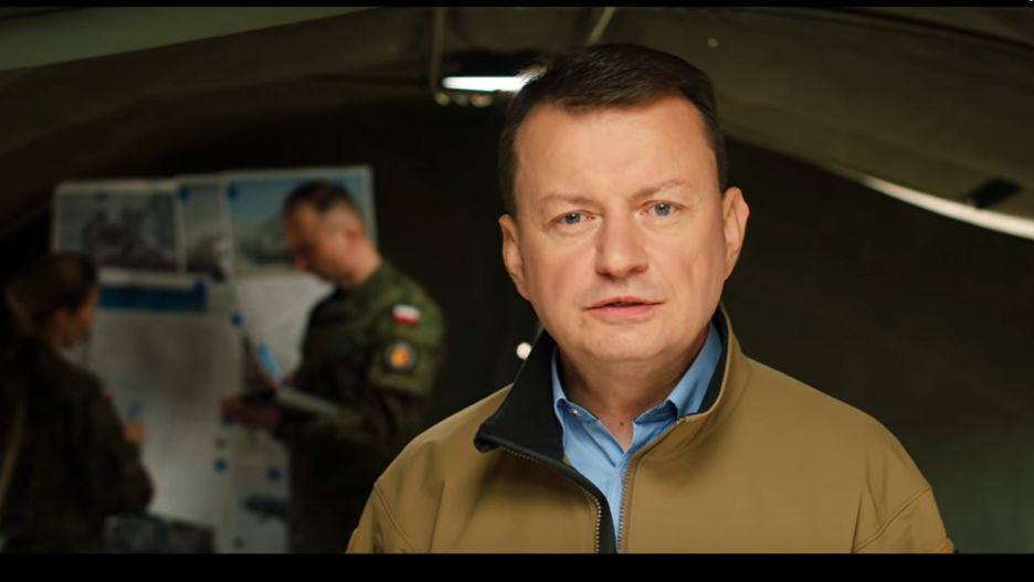W spocie razem z dowódcami Wojska Polskiego wystąpił Mariusz Błaszczak