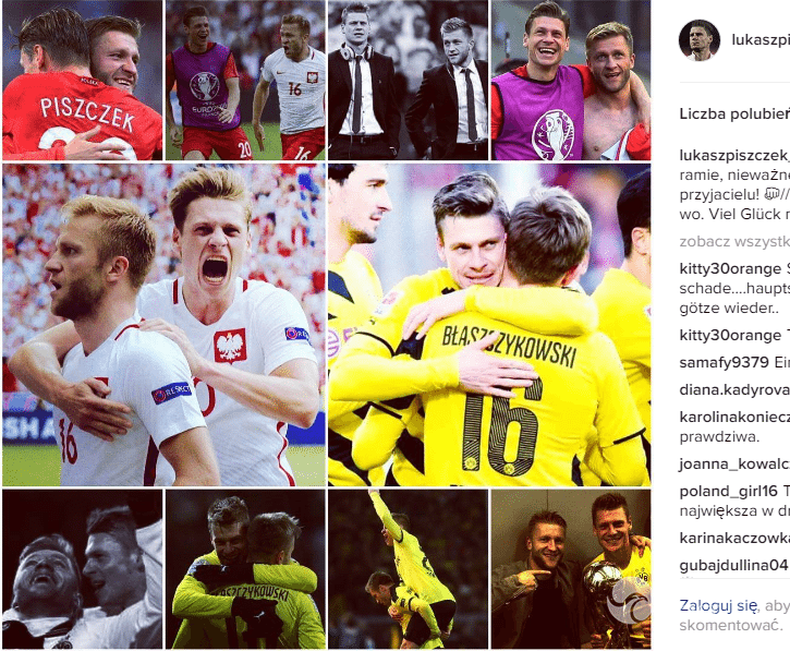 Łukasz Piszczek żegna Kubę Błaszczykowskiego