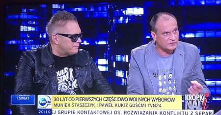 Muniek Staszczyk skrytykowany za to, jak zachowywał się w programie Olejnik