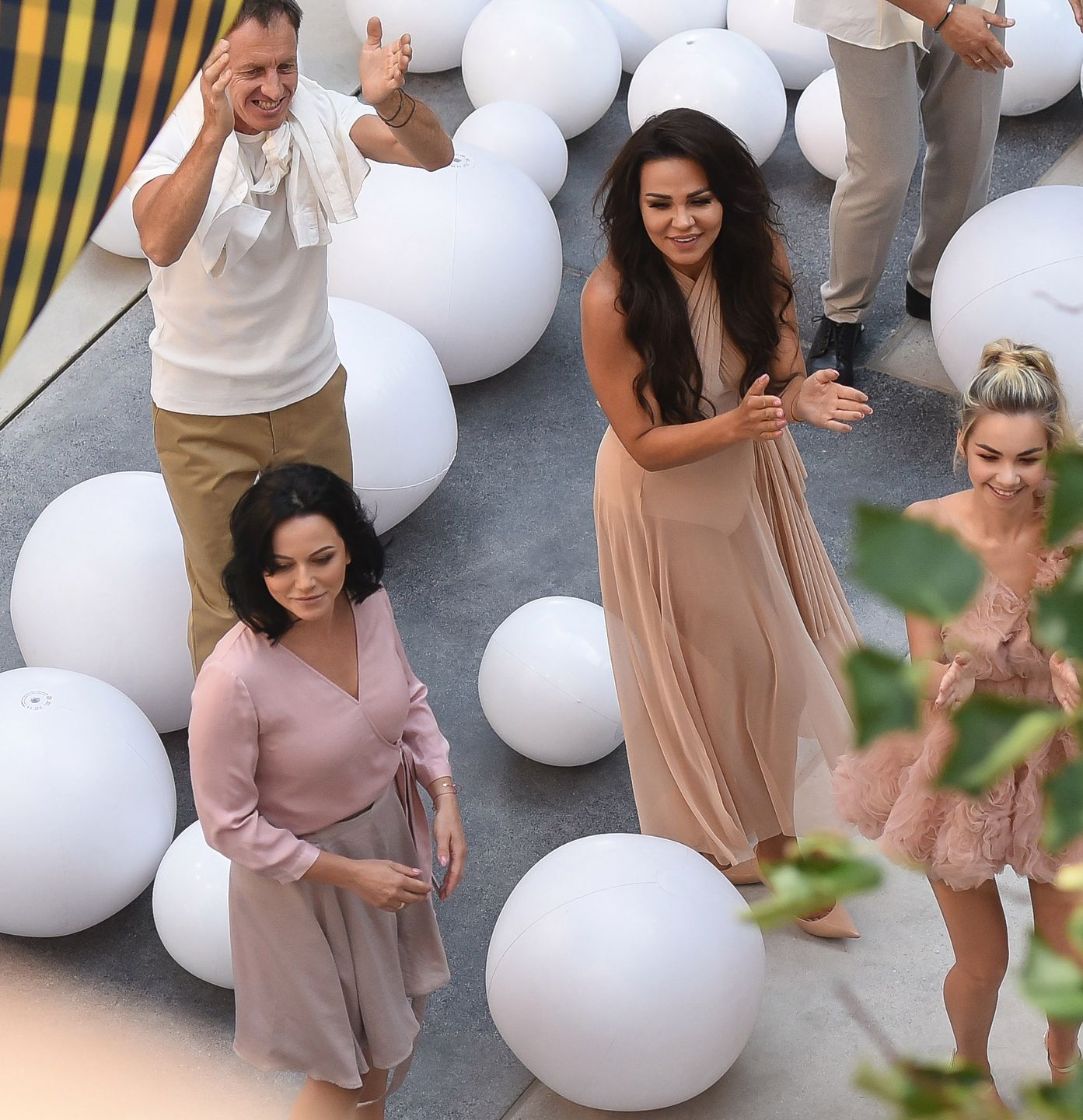 Sylwia Bomba, Iza Małysz, Kinga Sawczuk — Taniec z gwiazdami 12, gwiazdy nagrywają spot
