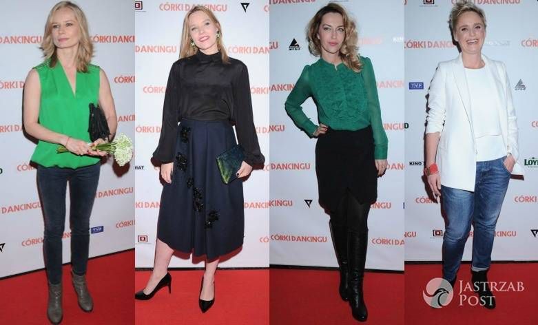 Gwiazdy na premierze filmu Córki dancingu: Kinga Preis, Magdalena Waligórska, Roma Gąsiorowska, Magdalena Cielecka