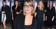Gwiazdy pozują na czarnej ściance na pokazie mody: Marta Wierzbicka, Anna Kalczyńska i Kasia Stankiewicz [GALERIA]