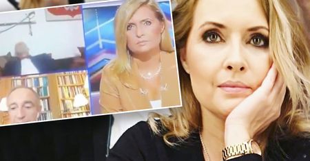 Agnieszka Gozdyra nie wiedziała, co się dzieje. Zachowanie Janusza Korwina-Mikkego wprawiło ją w zakłopotanie