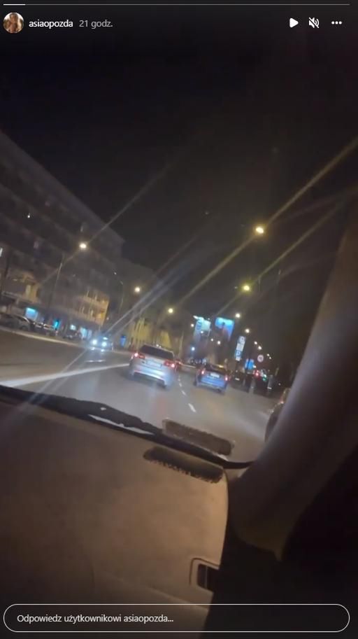 Nocna przejażdżka Joanny Opozdy