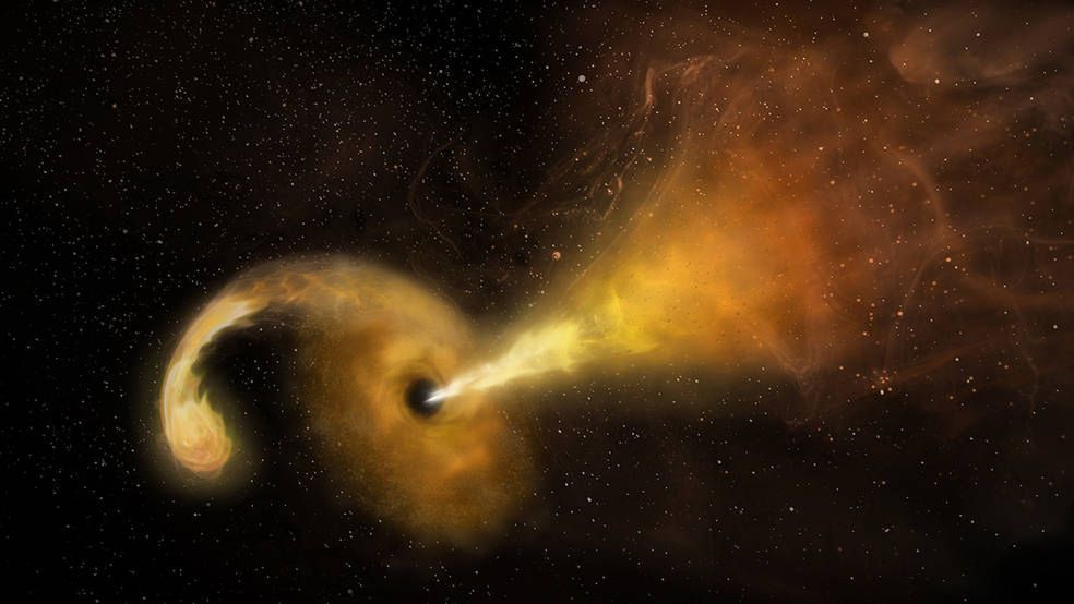 Czarna dziura "pożarła" gwiazdę. Pierwszy raz w historii udało się to zaobserwować