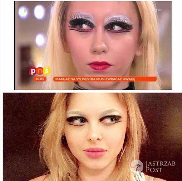 Joanna Opozda śmieje się z sylwestrowego makijażu TVP