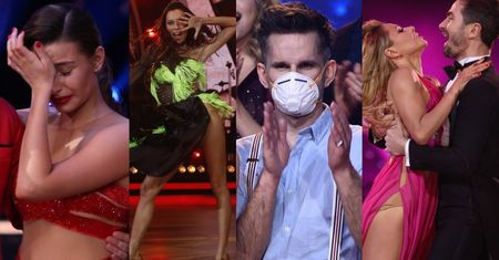 "Taniec z Gwiazdami": zapłakana Julia Wieniawa z maksymalną ilością punktów, "zmysłowa" samba Edyty Zając i zapobiegliwy Marcin Bosak w maseczce ochronnej (ZDJĘCIA)