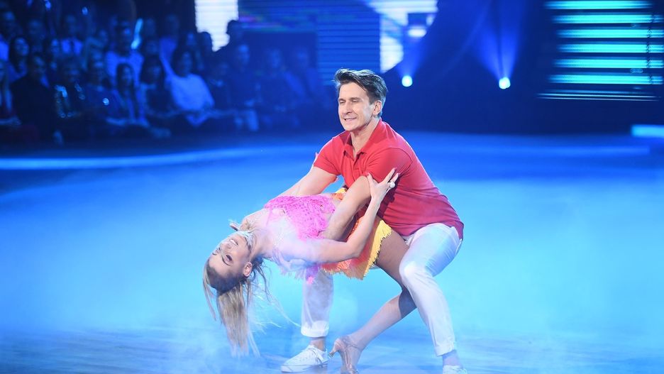 Justyna Żyła i Tomasz Barański w "Tańcu z gwiazdami"