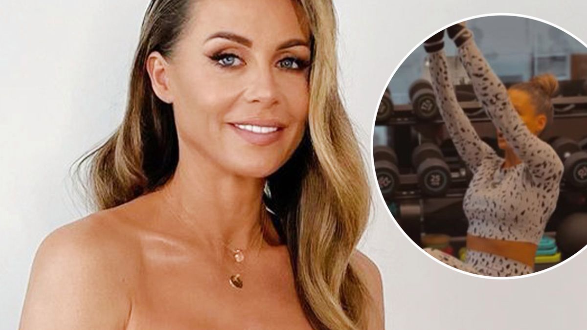 Małgorzata Rozenek na siłowni